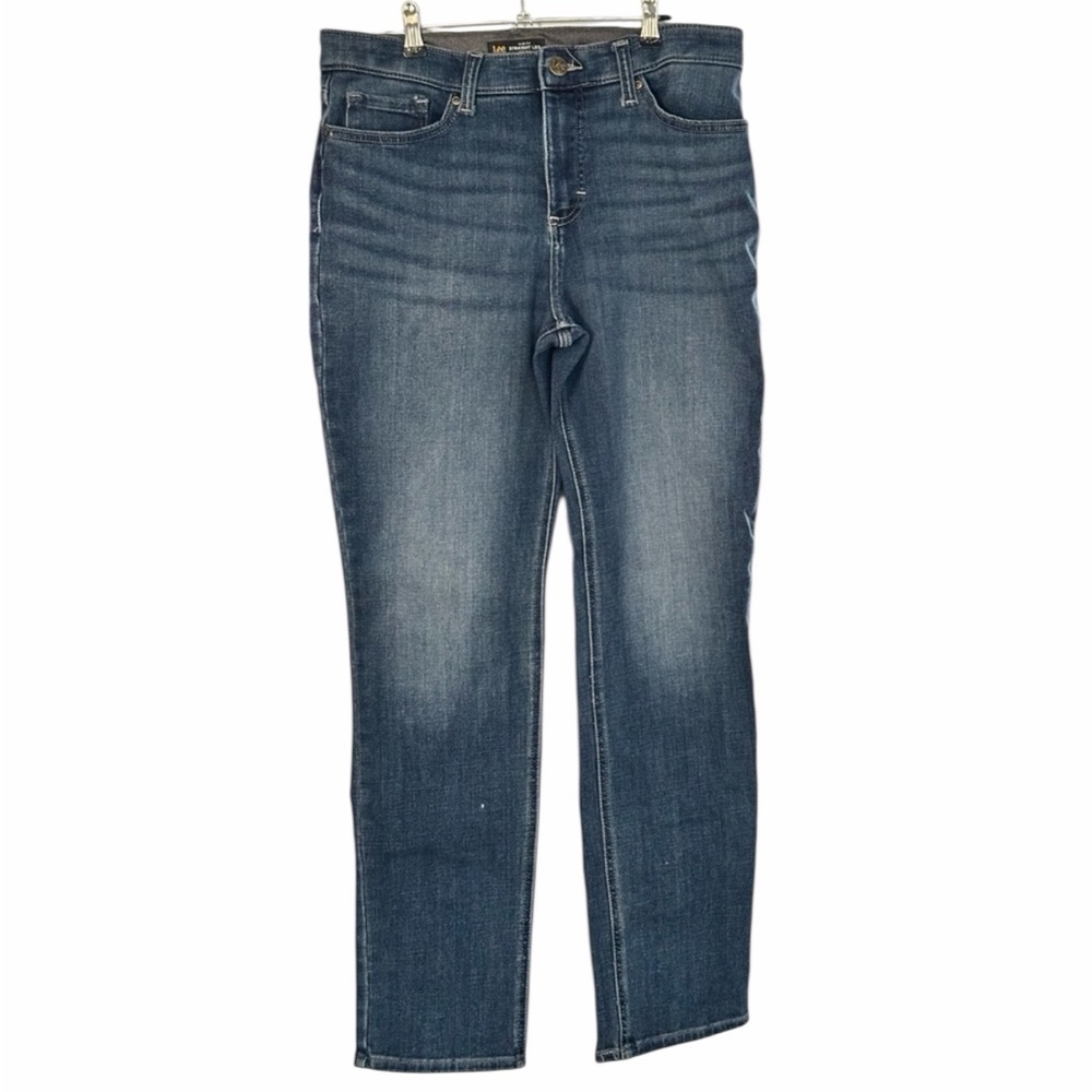 Lee - Women’s Slim Fit, Straight Leg, Mid Rise Jeans - Size 10 Long - Pre-Loved